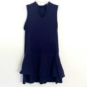 navy blue tennis athletic tired dress M